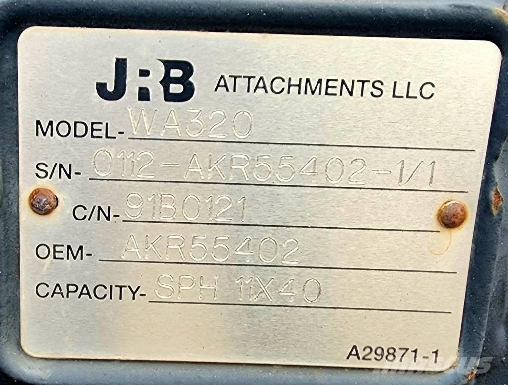 JRB Snow Plow WA320 Други компоненти