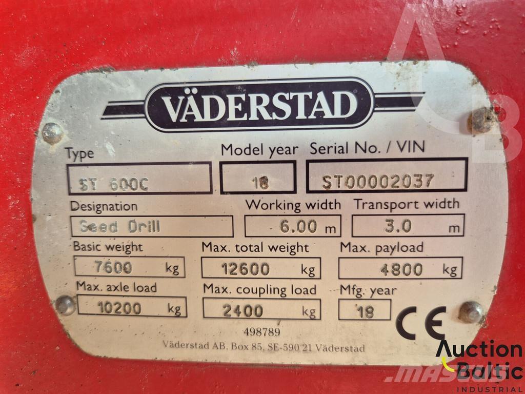 Väderstad ST 600C Комбинирани редосеялки