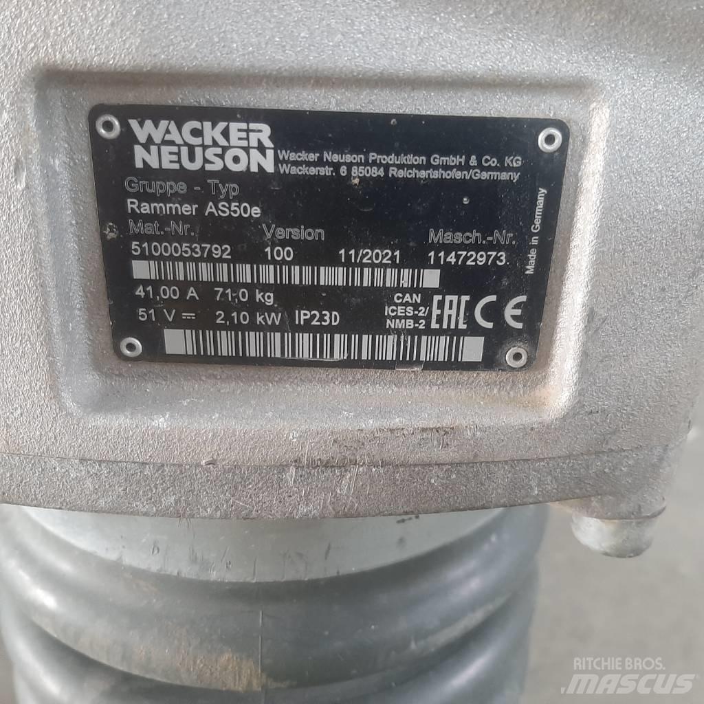 Wacker Neuson AS 50e Пробки