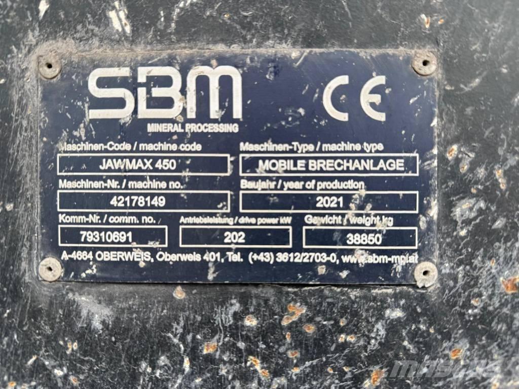 SBM Jawmax 450 Мобилни трошачки
