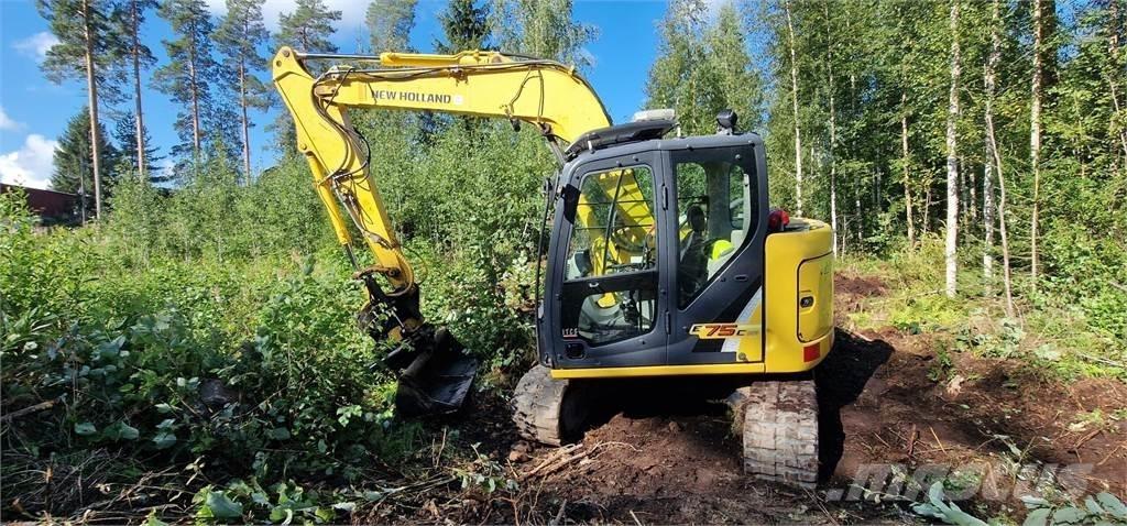 New Holland E75CSR Верижен екскаватор