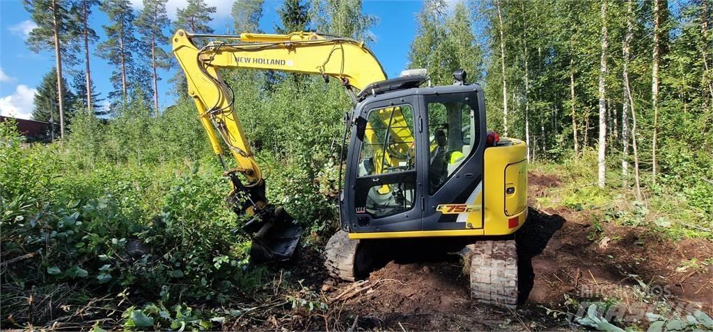 New Holland E75CSR Верижен екскаватор