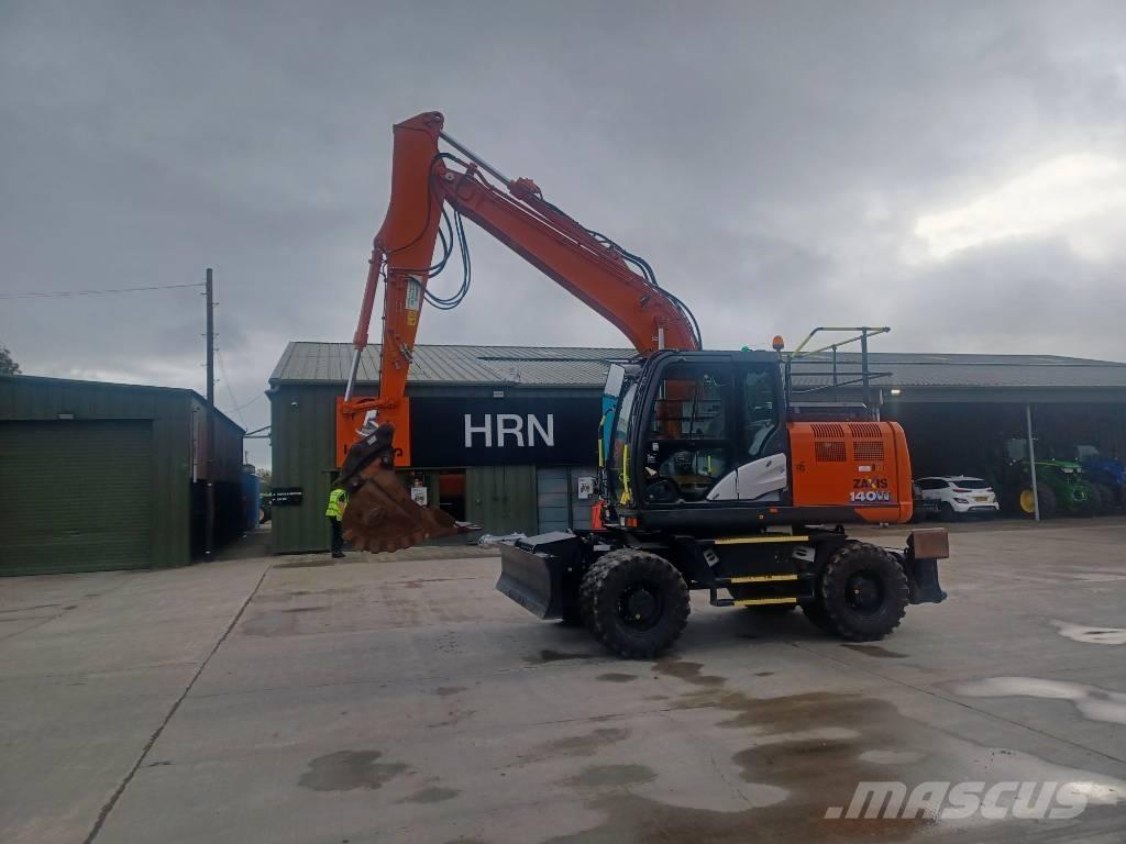 Hitachi 140W Колесни екскаватори