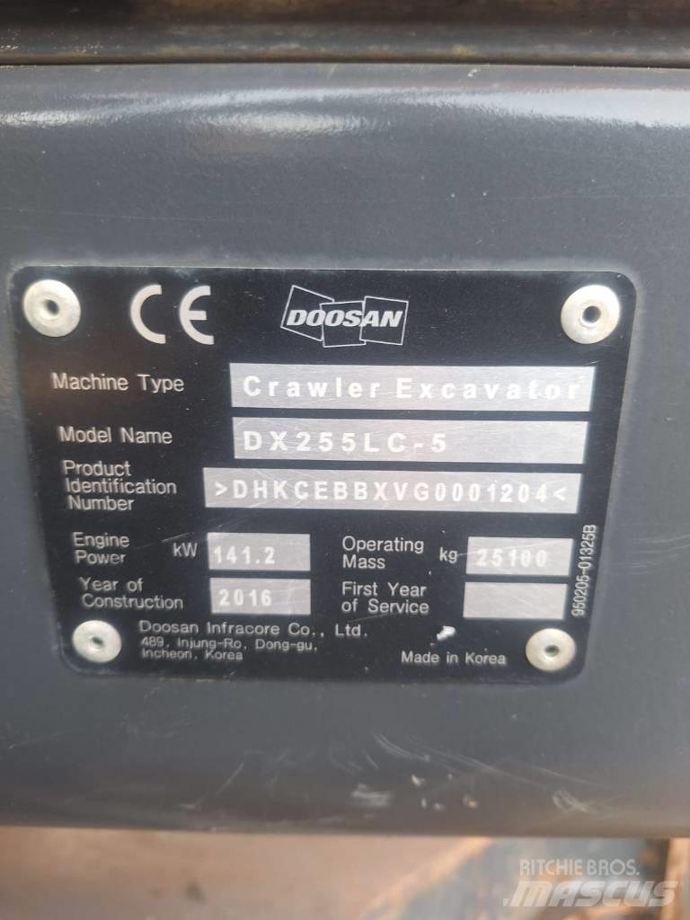 Doosan DX 255 LC-5 Верижен екскаватор