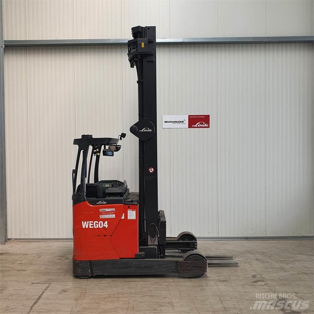 Linde R20HD Ретрак/ Високоповдигач с изместване на вилката напред