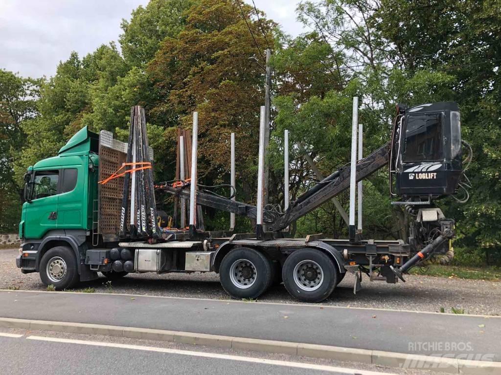 Scania R 480 За превоз на дървени трупи