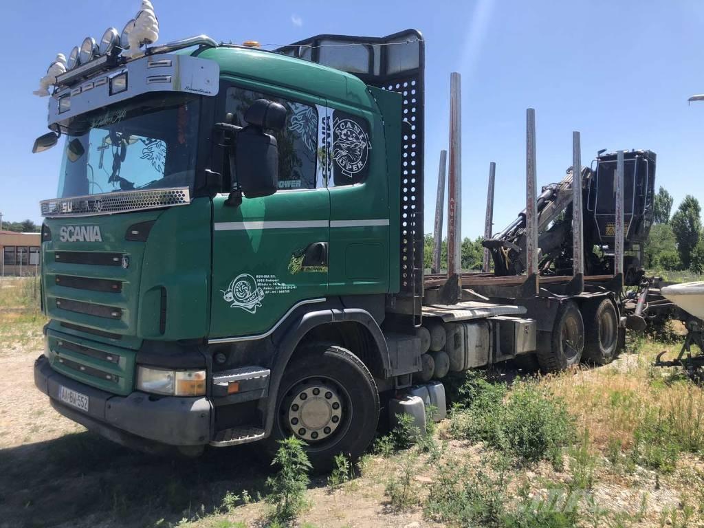 Scania R 480 За превоз на дървени трупи