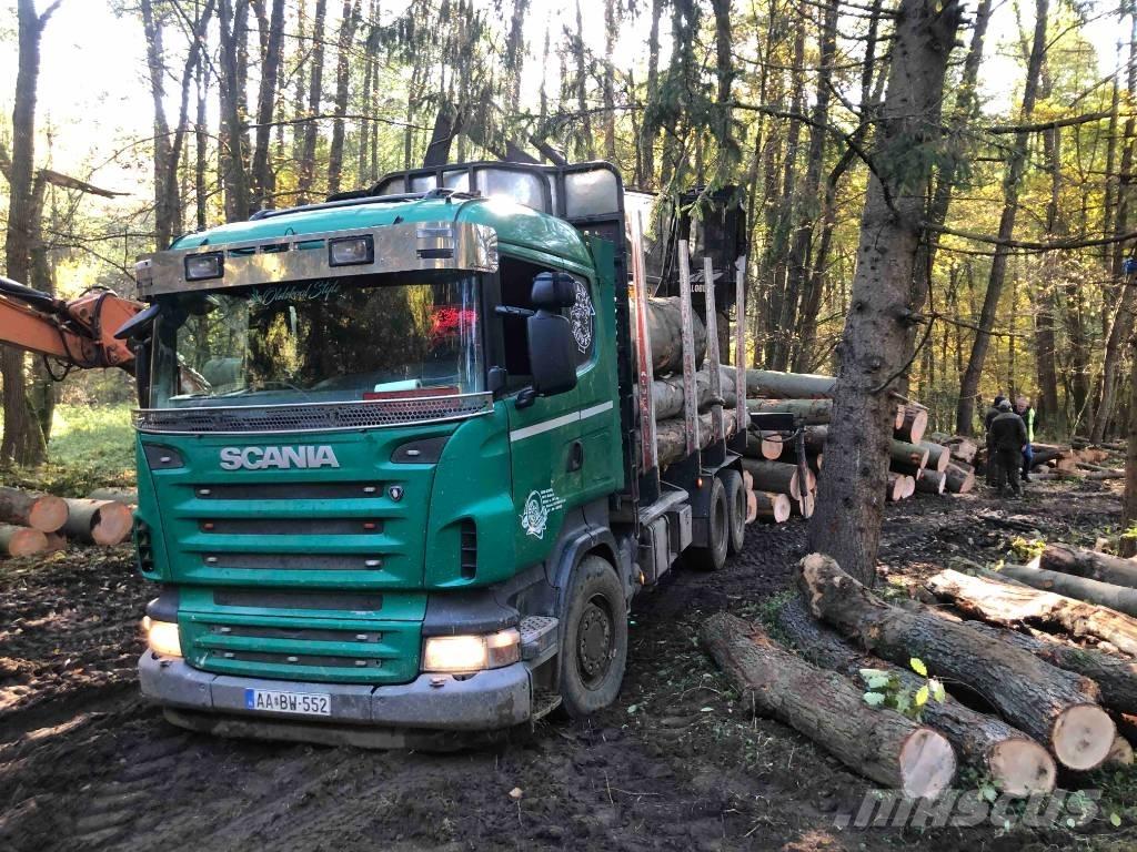 Scania R 480 За превоз на дървени трупи