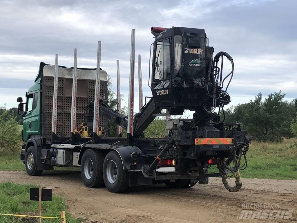 Scania R 480 За превоз на дървени трупи