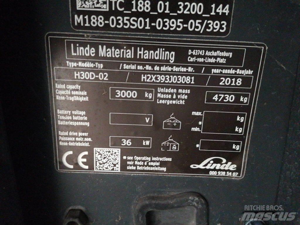 Linde H30D-02 Дизелови камиони