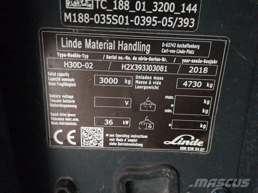 Linde H30D-02 Дизелови камиони