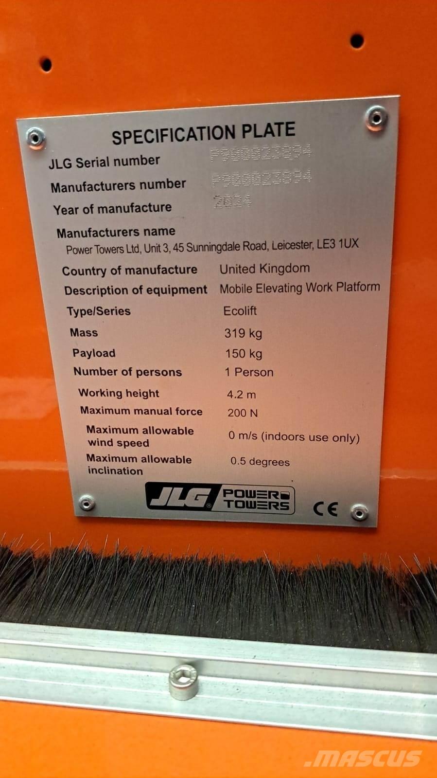 JLG Ecolift2.2 Други вишки и платформи