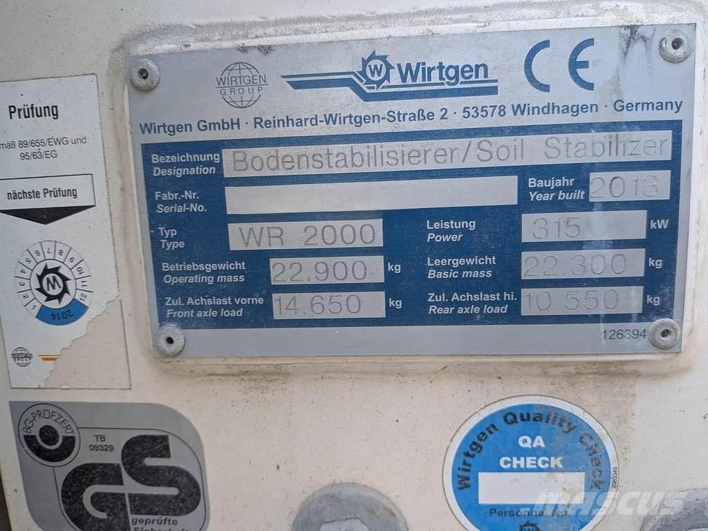 Wirtgen WR2000 Рециклатори на асфалт
