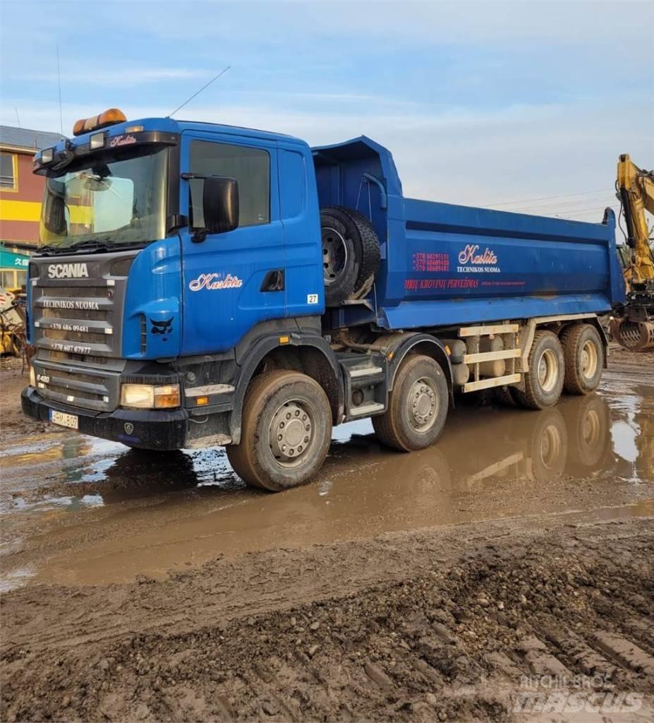 Scania R 420 8X4 Камиони със скипов подемник
