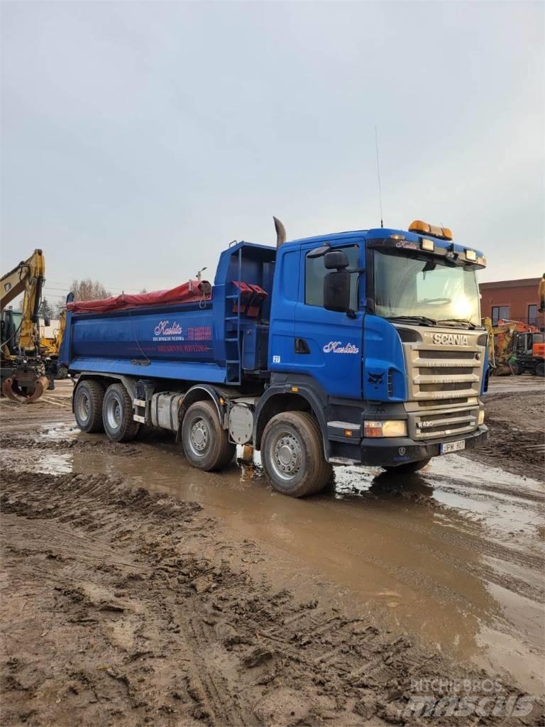 Scania R 420 8X4 Камиони със скипов подемник