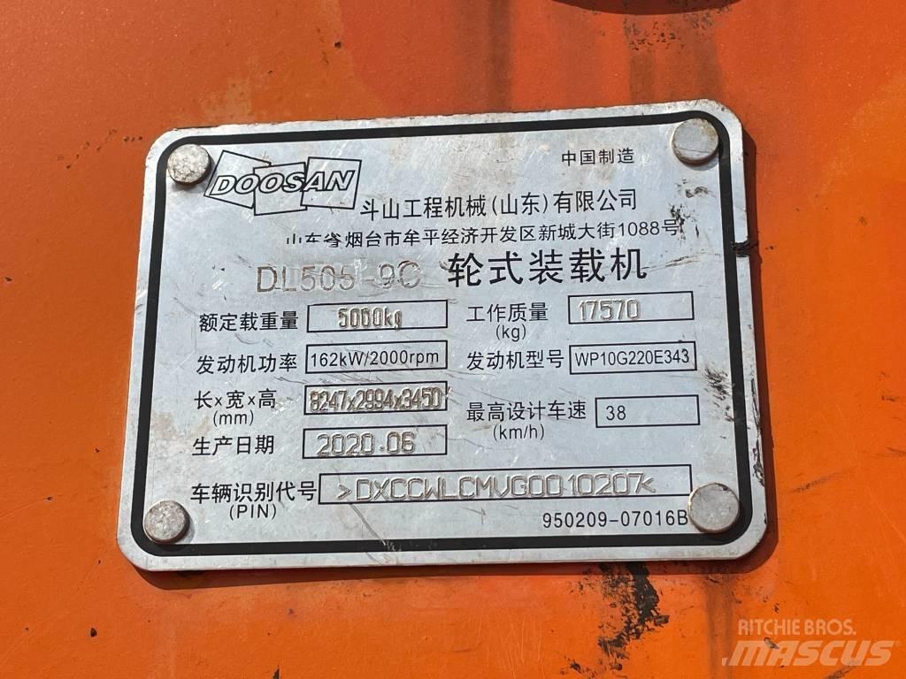 Doosan DL 505 Колесни товарачи