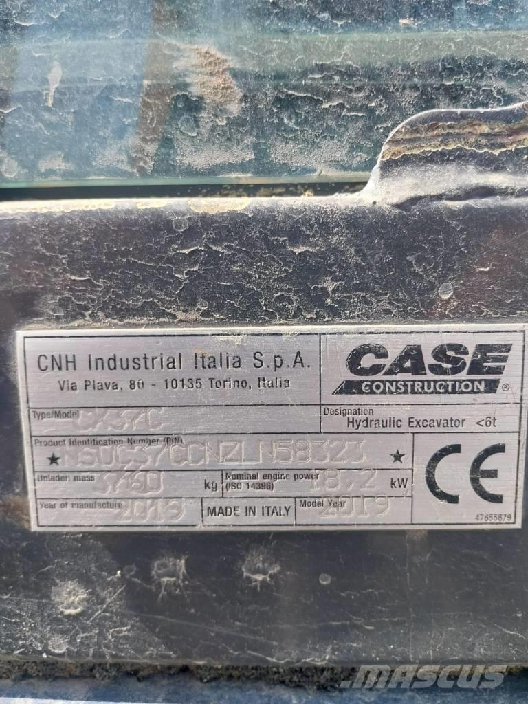 CASE CX 37 C Мини екскаватори < 7 т