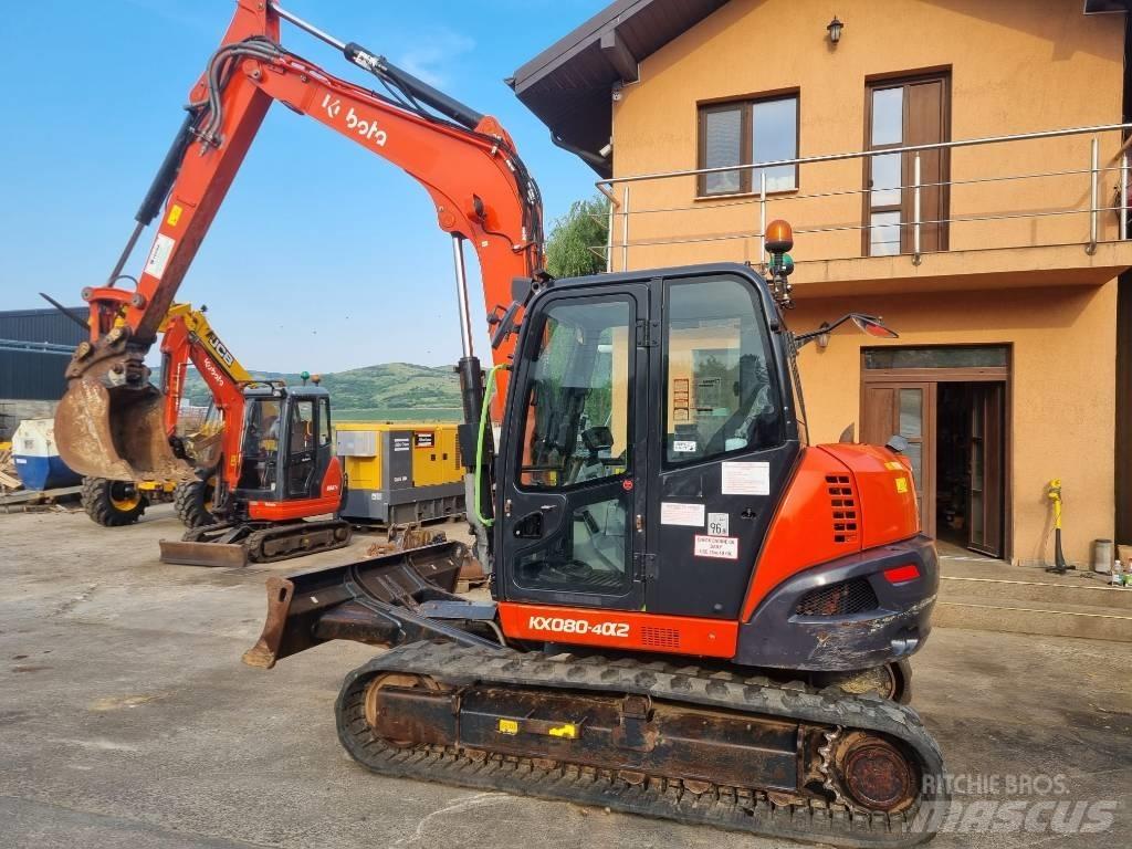 Kubota KX 80-4 Средни екскаватори 7т - 12т