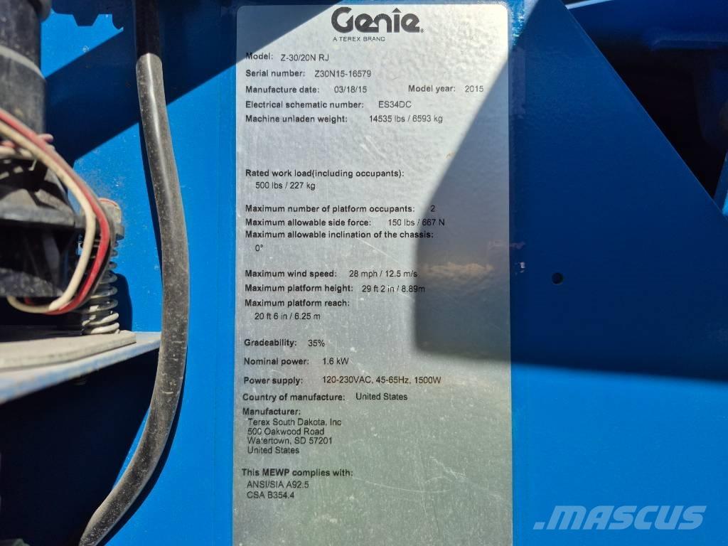 Genie Z 30/20 N Съчленени стрелови подемници