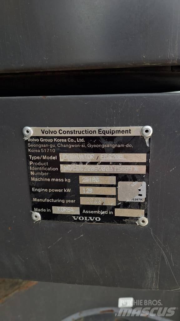 Volvo EC220E Верижен екскаватор