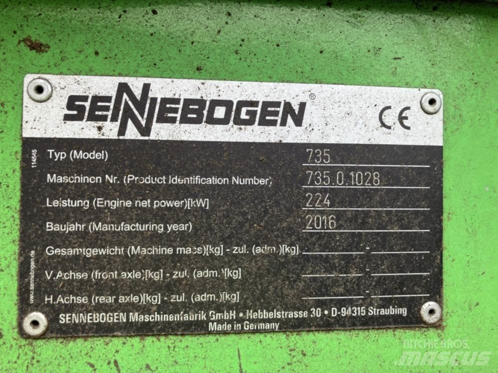 Sennebogen 735E Оператори на отпадъци/индустрия
