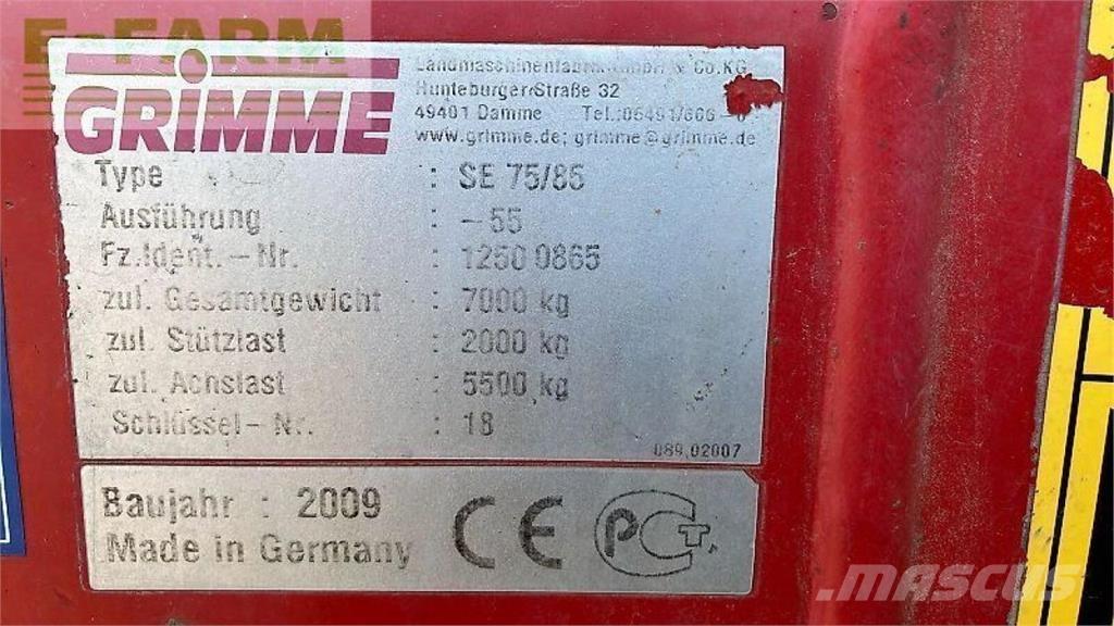 Grimme se 85-55 Комбайни за картофи и копачи