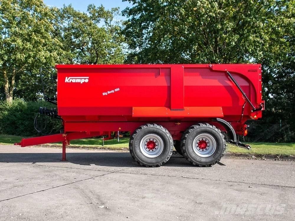 Krampe Big Body 600 Ремаркета самосвални