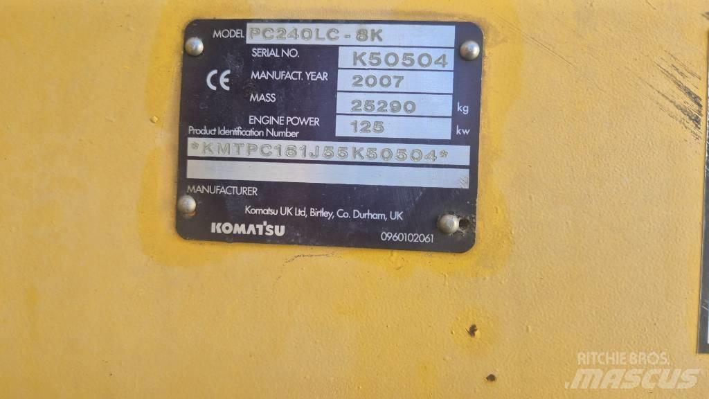 Komatsu PC240LC-8K Верижен екскаватор