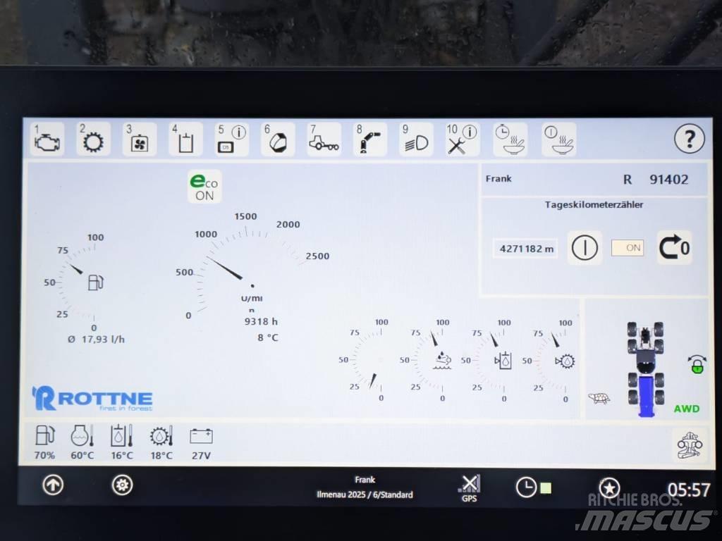 Rottne H21 SP 761 Харвестери