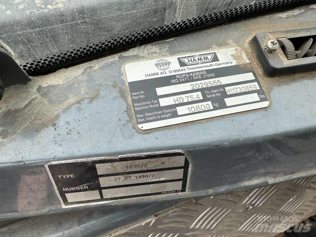 Hamm HD 75.4 Двойни барабанни ролки
