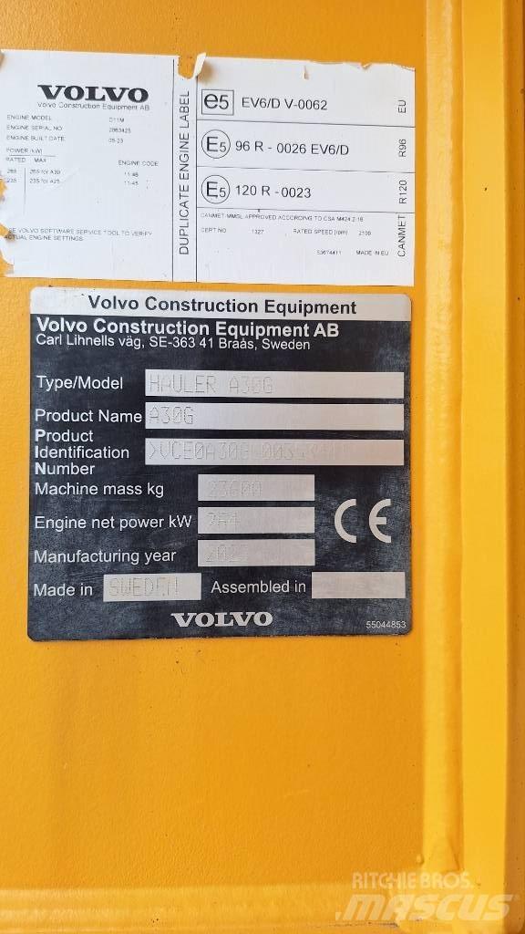 Volvo A30G Дъмпери/моторни превозни средства