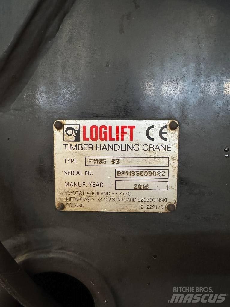 Loglift 118 S T Каранове за дървен материал