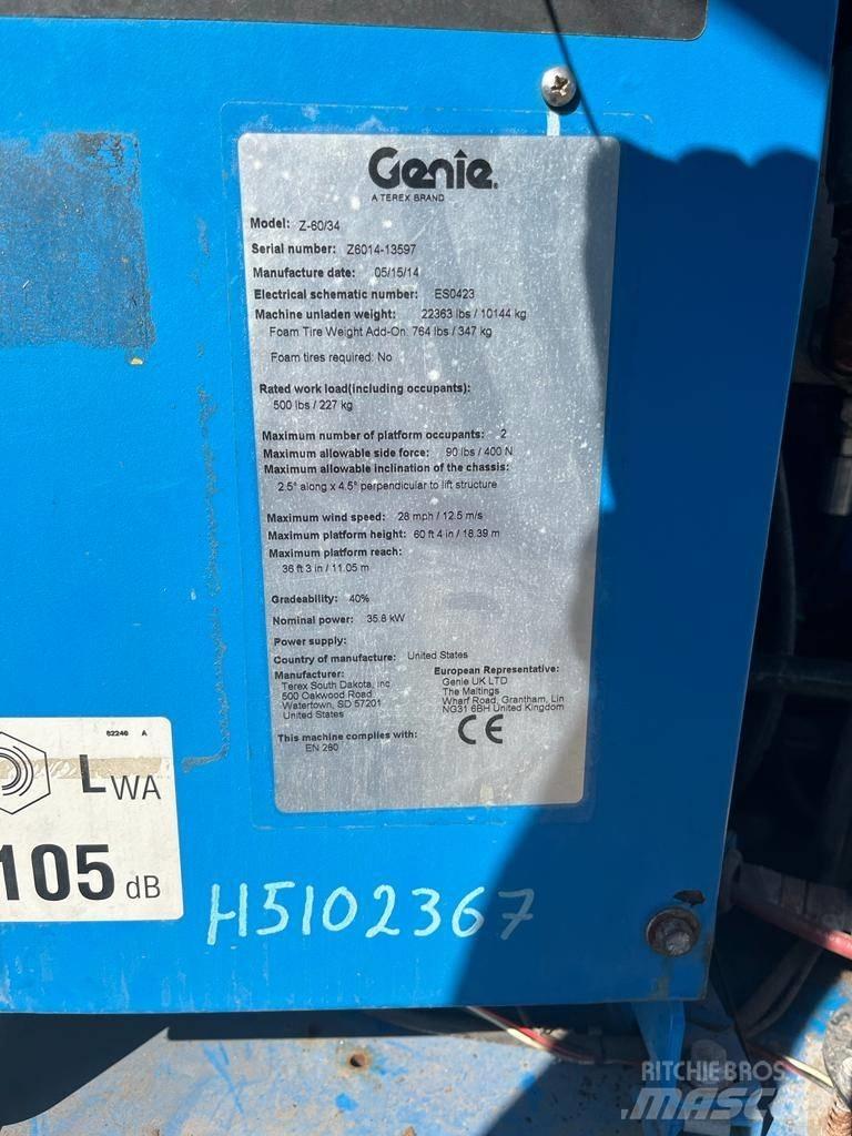 Genie Z 60/34 Съчленени стрелови подемници