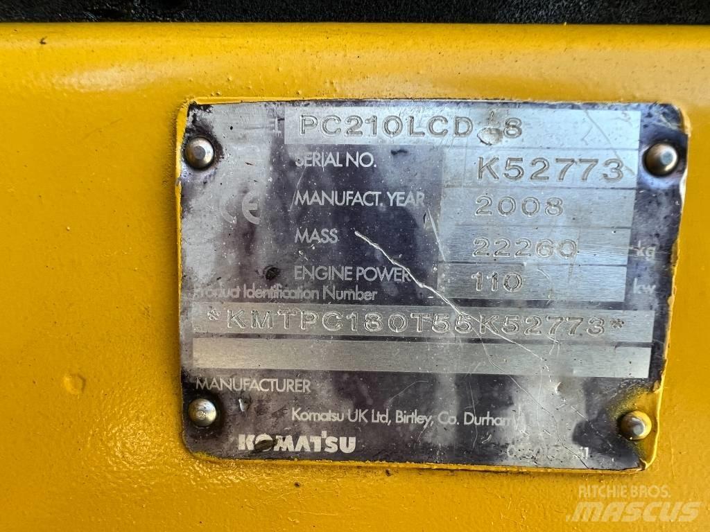 Komatsu PC 210 LCD-8 Верижен екскаватор