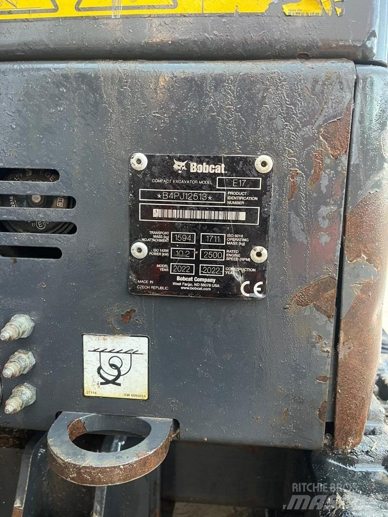 Bobcat E 17 Мини екскаватори < 7 т