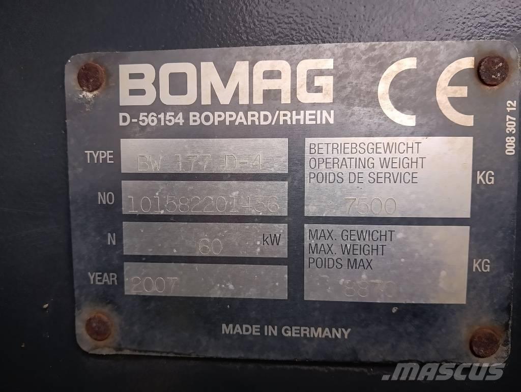 Bomag 177 D4 Еднобарабанни ролки
