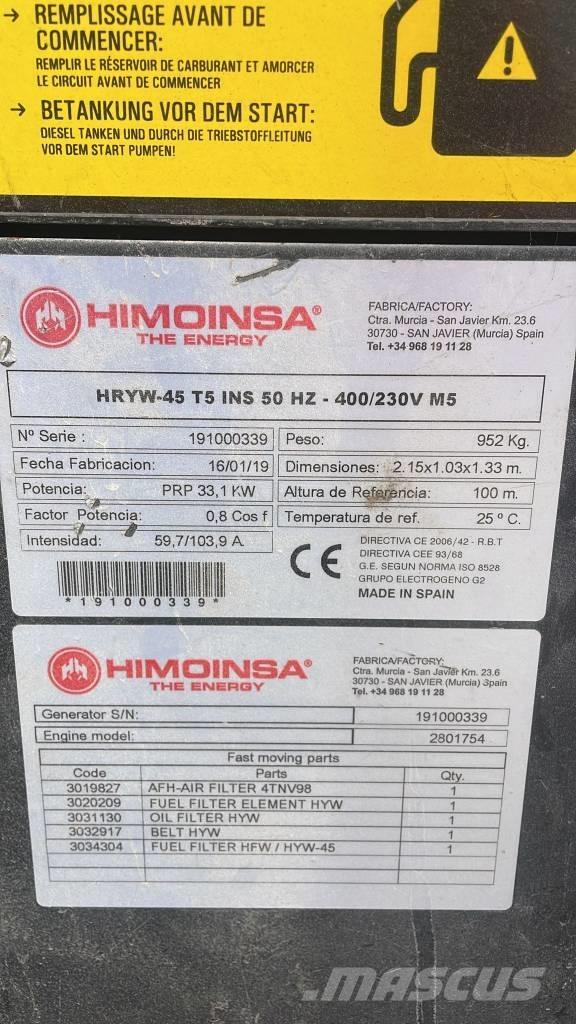 Himoinsa HRYW 45 T5 Дизелови генератори
