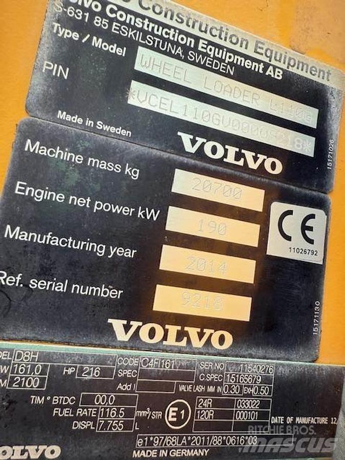 Volvo L110G Колесни товарачи