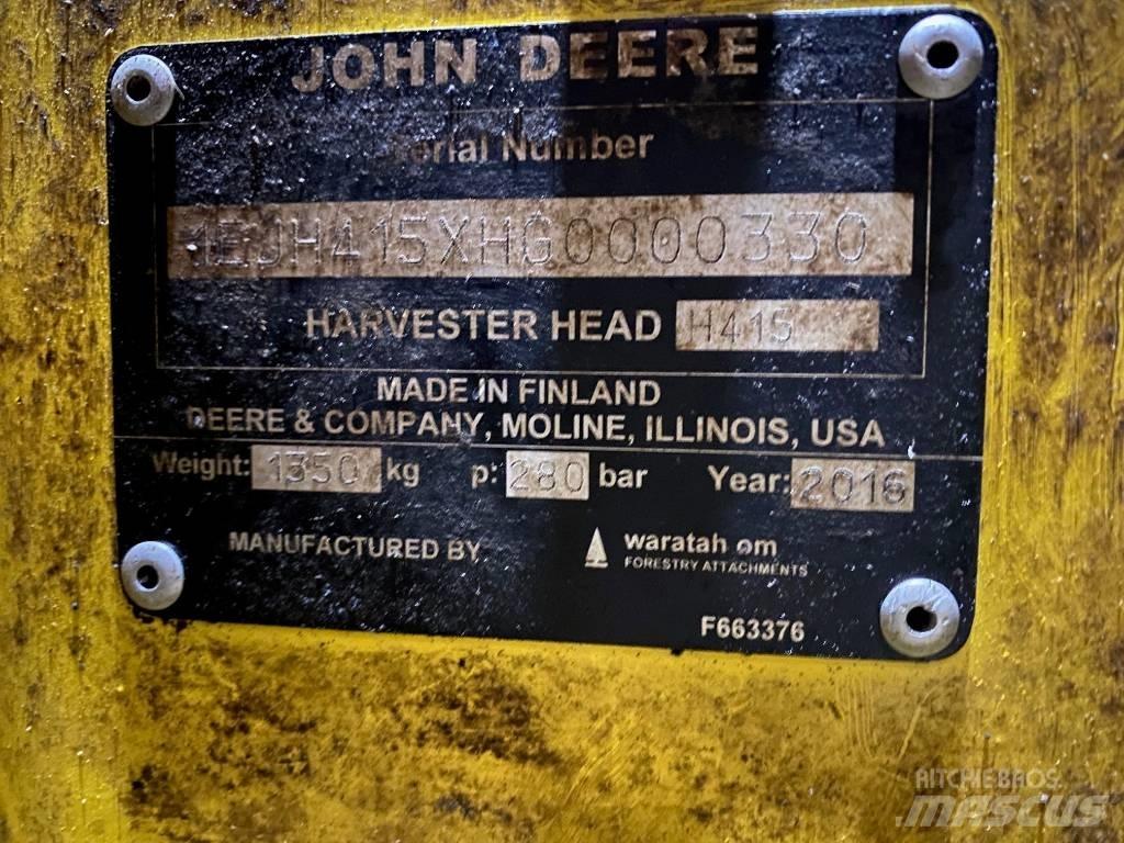 John Deere H 415 Глави за харвестери