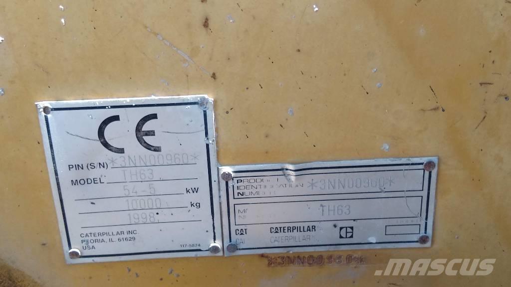 CAT TH63 Телескопични товарачи
