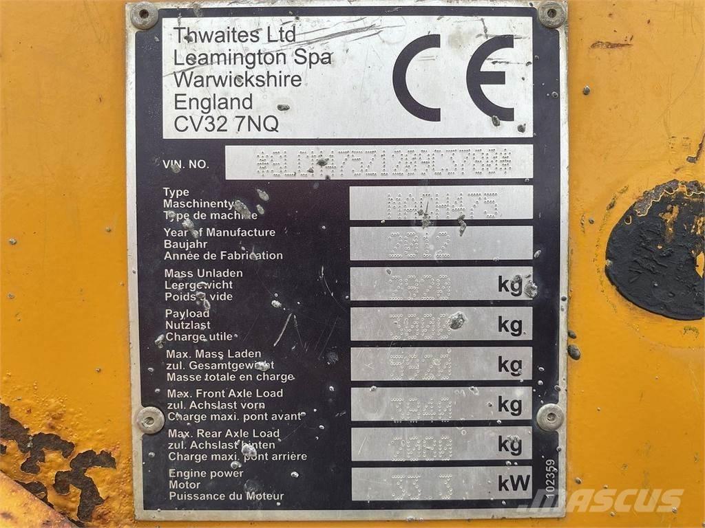 Thwaites 3 ton Странични самосвали