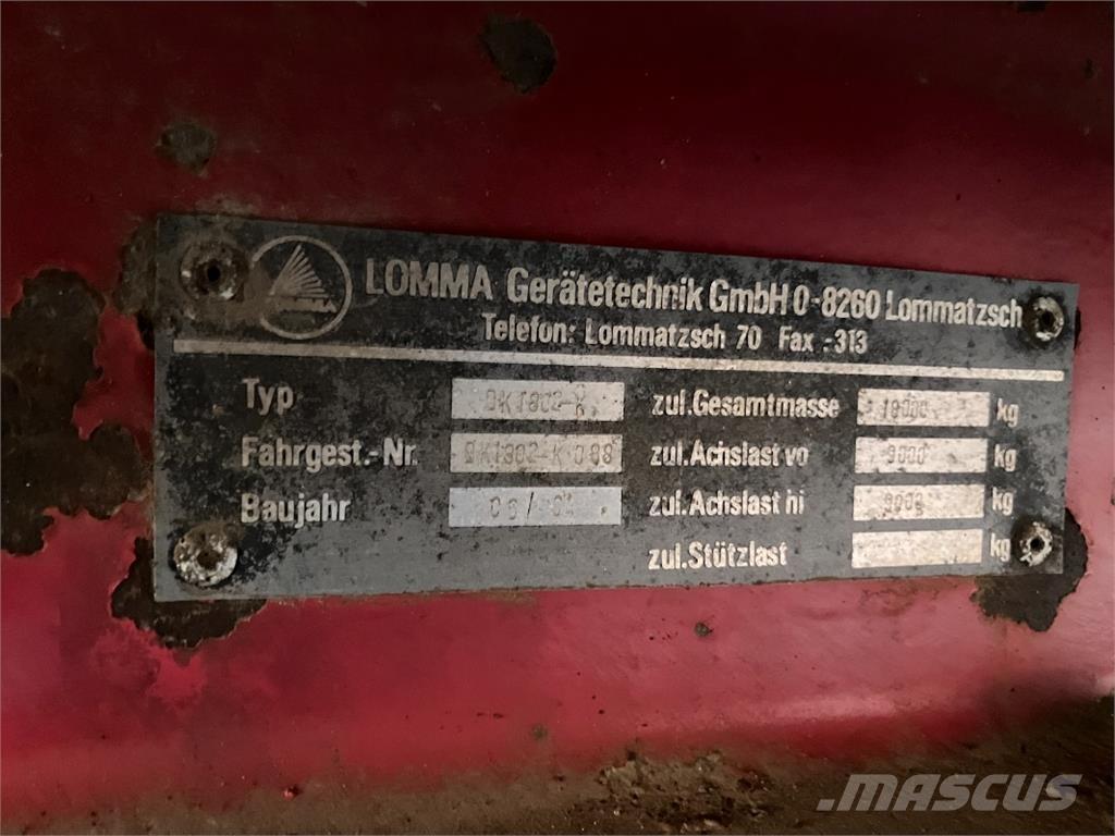 Lomma DK 1802-K Други ремаркета