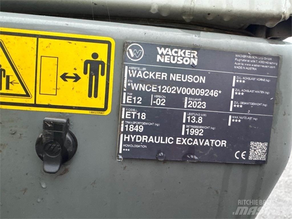 Wacker Neuson ET18 Верижен екскаватор
