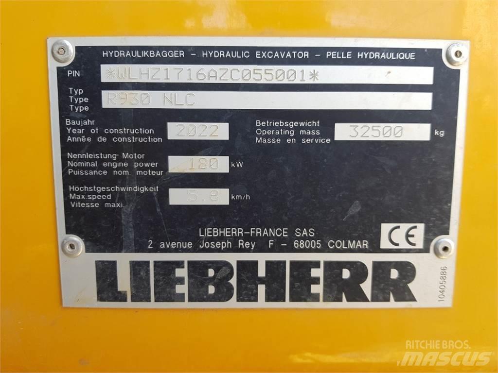 Liebherr R930 Верижен екскаватор