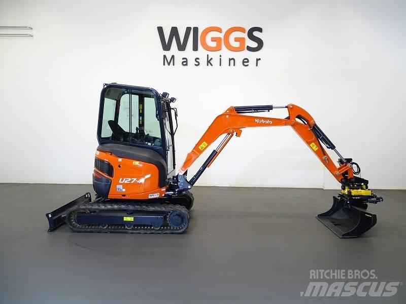 Kubota U 27-4 Мини екскаватори < 7 т