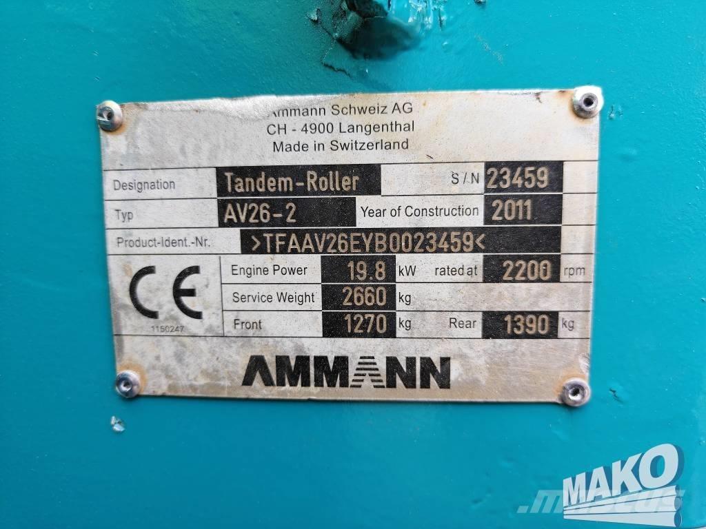 Ammann AV 26-2 Двойни барабанни ролки
