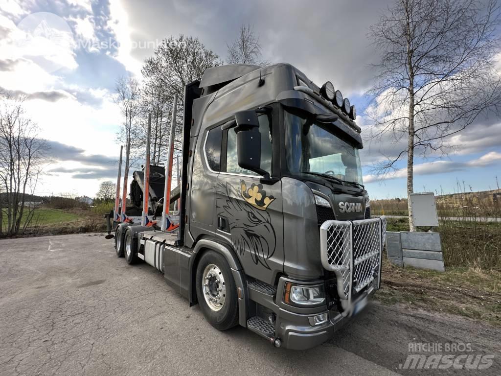 Scania R 730 За превоз на дървени трупи