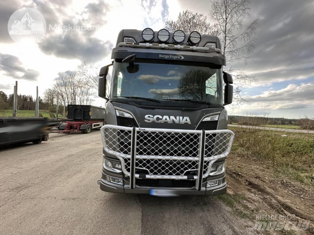 Scania R 730 За превоз на дървени трупи