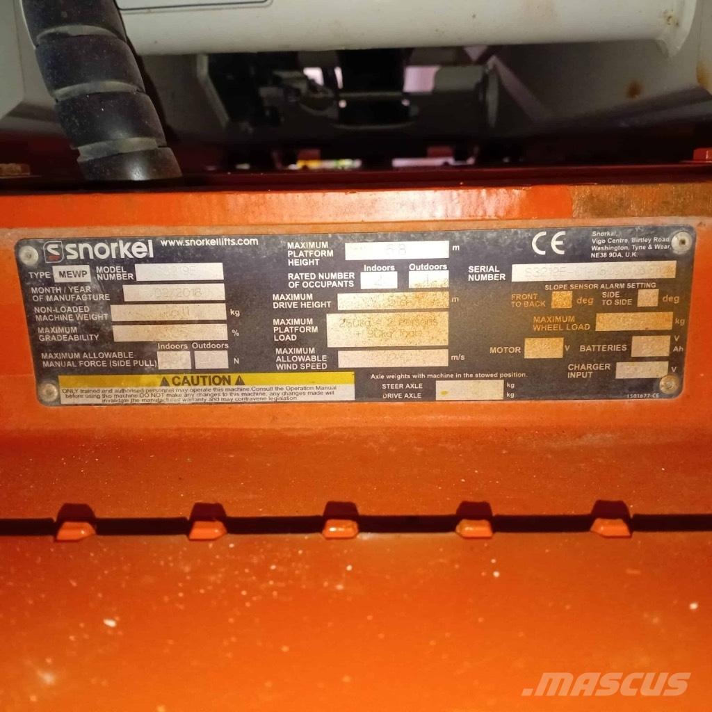 Snorkel S 3219 E Ножични работни платформи