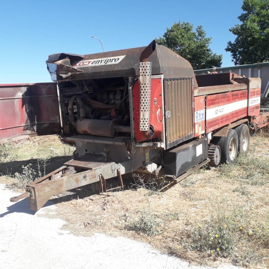 Tim ENVIPRO SD1400 Дробилки за клони